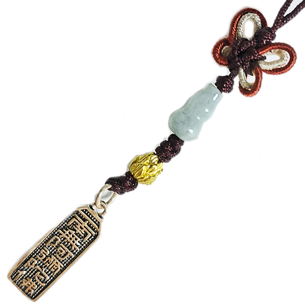 阿彌陀佛{純銀}&玉葫蘆法寶掛飾【十方】152574