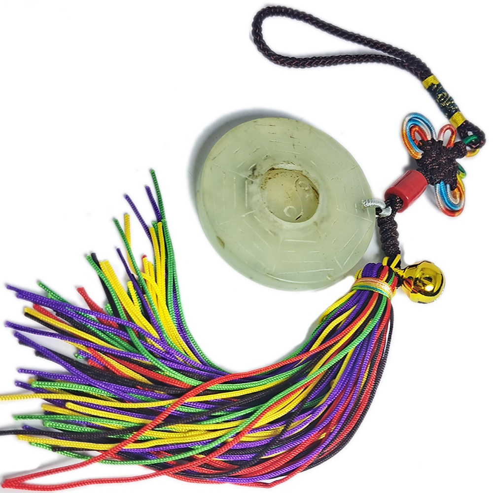 太極八卦{古玉}掛飾【十方】152604