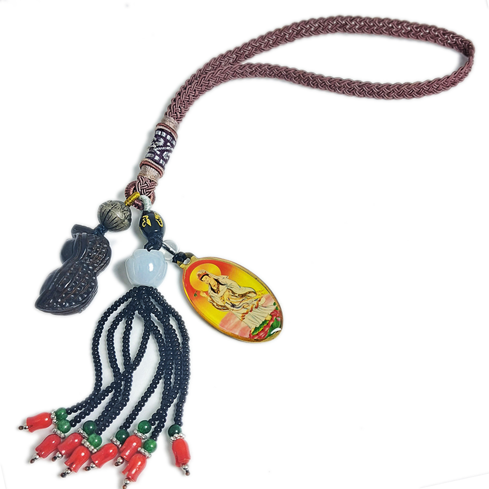 觀音&好事發生{黑檀}法寶掛飾【十方】152607