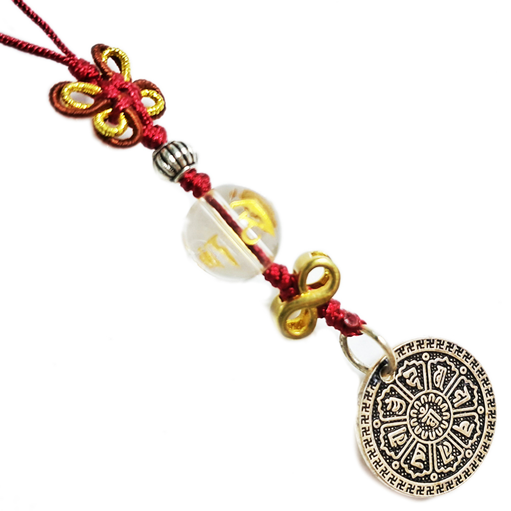 六字真言{純銀}&無限法寶掛飾【十方】152571