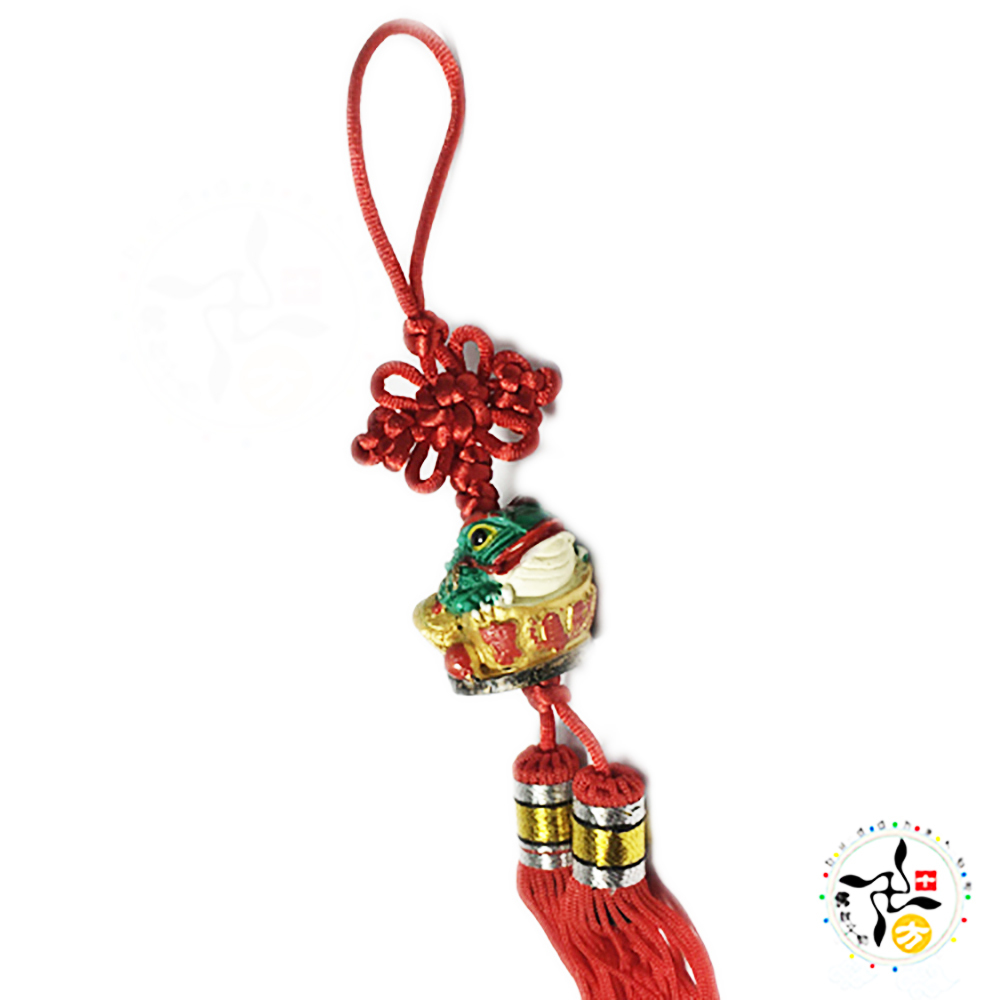  招財蟾蜍中國結吊飾【十方】118320