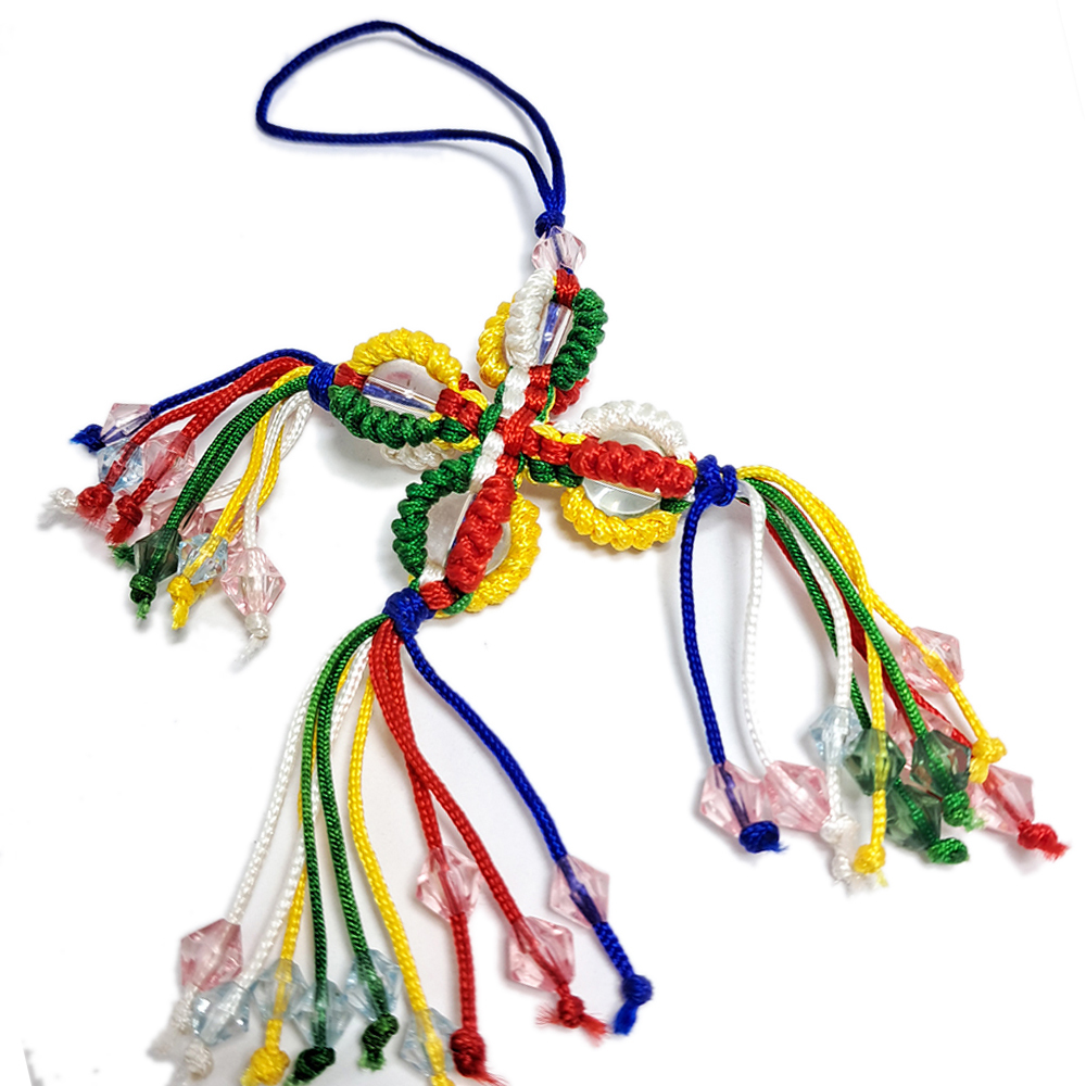 十字杵五色線吊飾【十方】117563