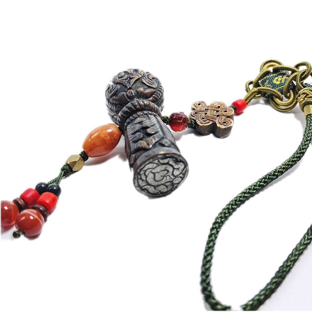 藏密銅印{吉祥結}掛飾【十方】121884