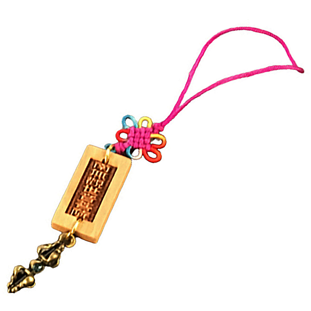 金剛杵&觀世音菩薩木牌掛飾【十方】120218