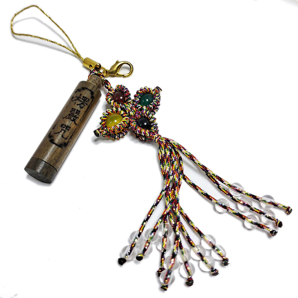 楞嚴咒&十字杵{五色線}金掛飾【十方】122055