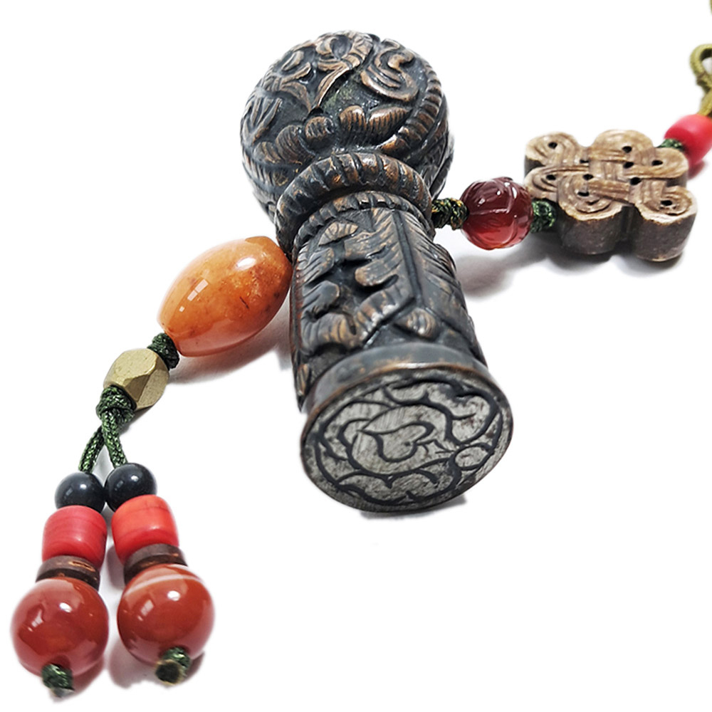 藏密銅印{吉祥結}掛飾【十方】121884