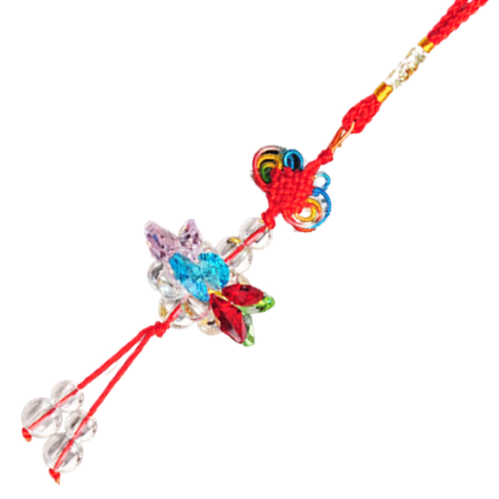 水晶五彩蓮花球掛飾(直徑3公分)【十方】122532