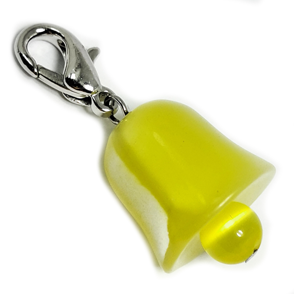 幸福鈴鐺{黃貓眼石}吊飾【十方】122434