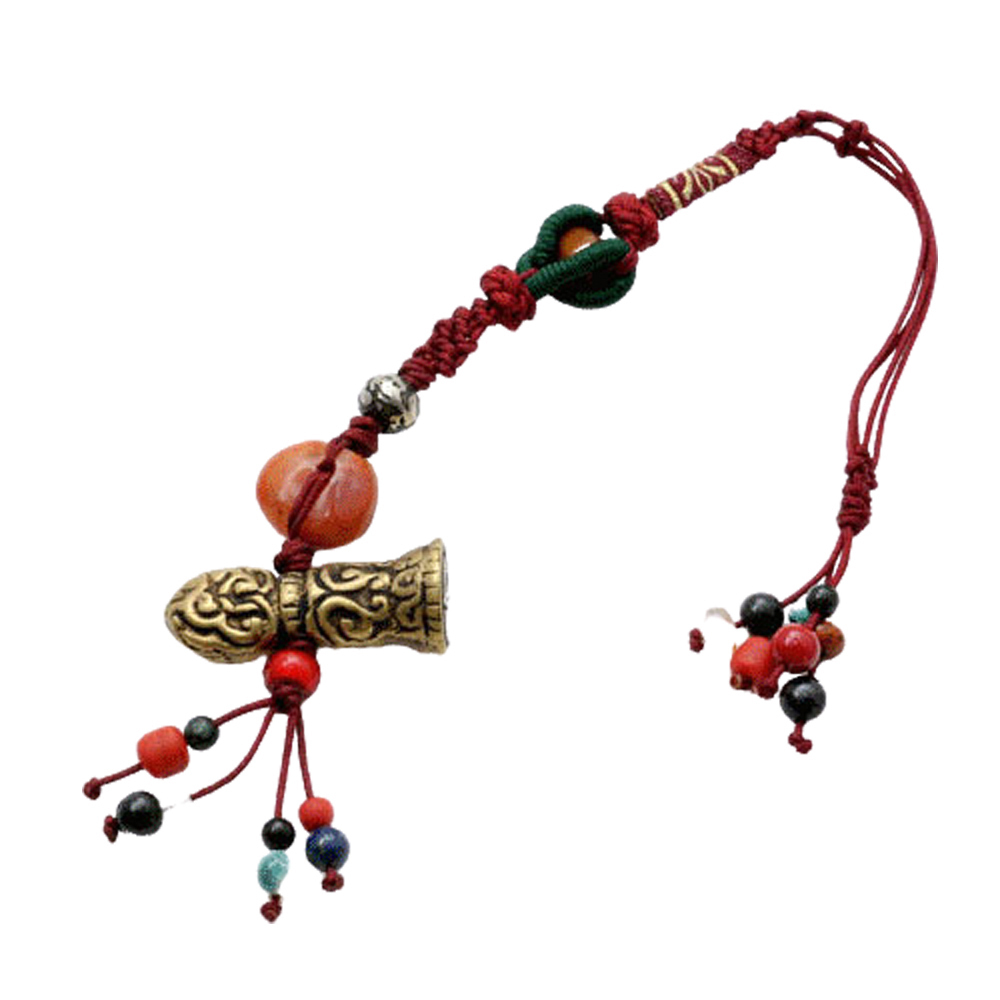 藏密銅印&老紅玉髓開運掛飾【十方】126035