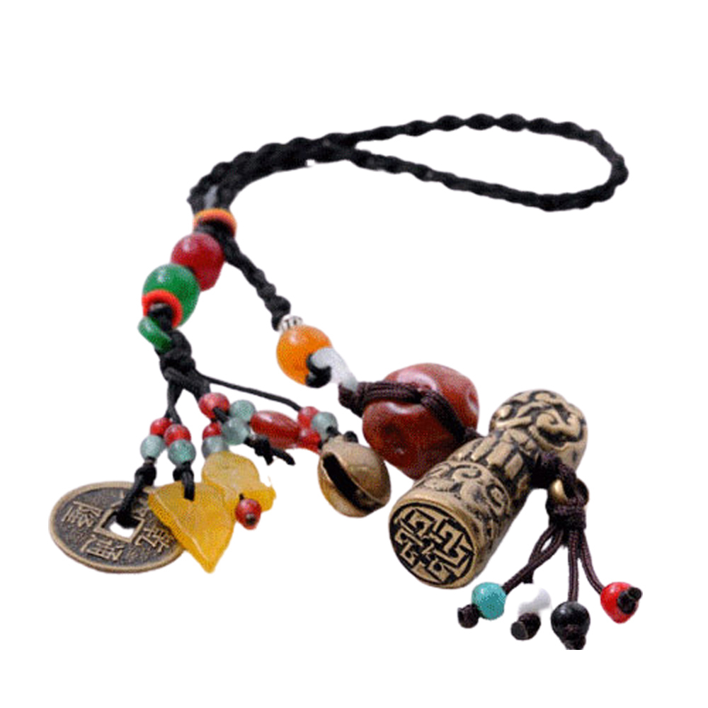 藏密銅印&老紅玉髓開運掛飾【十方】126036