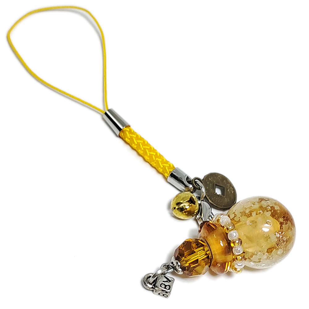 金黃琉璃寶瓶(精油)掛飾【十方】126356