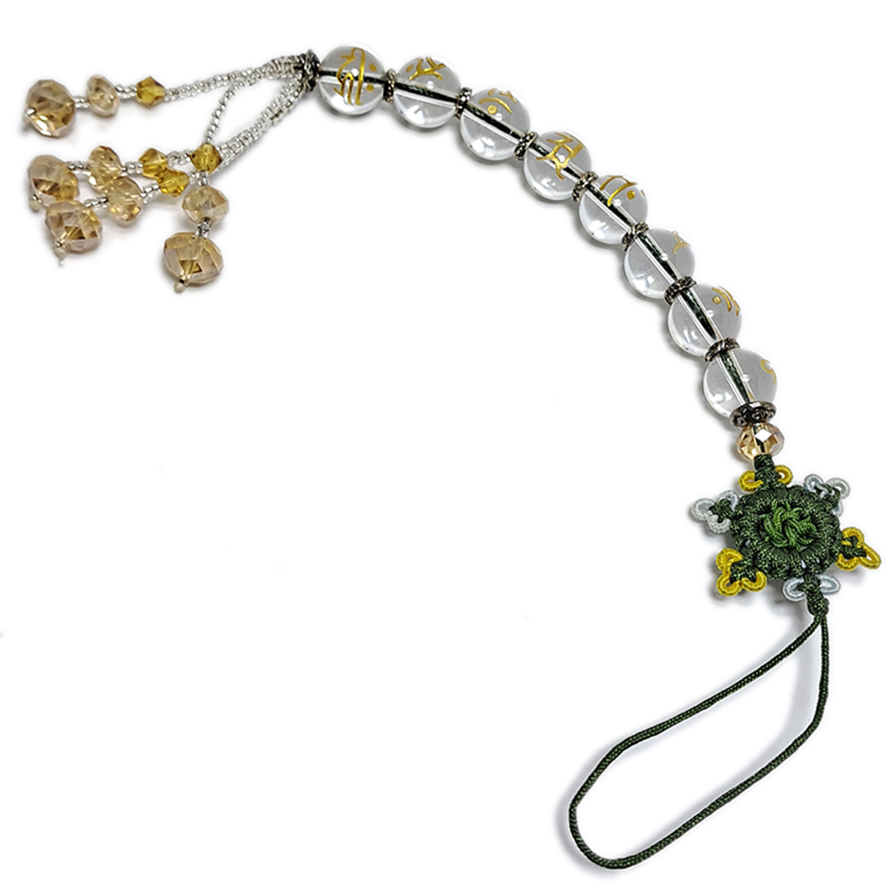 八大守護神財神咒{水晶}法寶掛飾【十方】126375