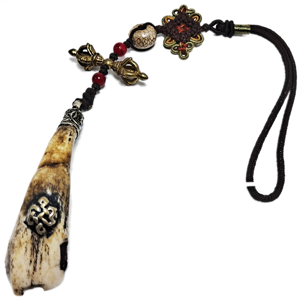 藏密金剛杵&獸牙辟邪掛飾【十方】127452