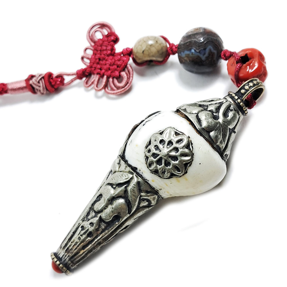 藏傳{法螺}辟邪掛飾【十方】127442