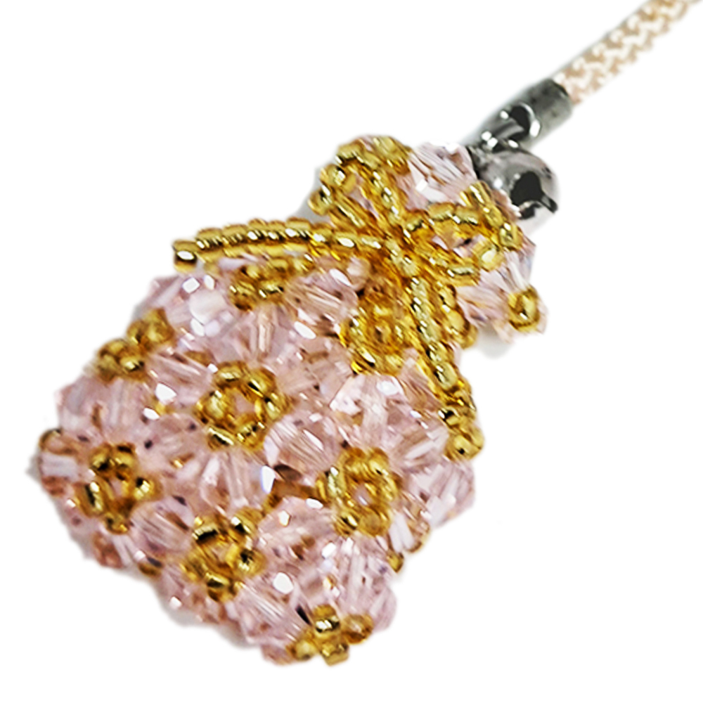 水晶錦囊寶袋(粉紅) 掛飾【十方】126873