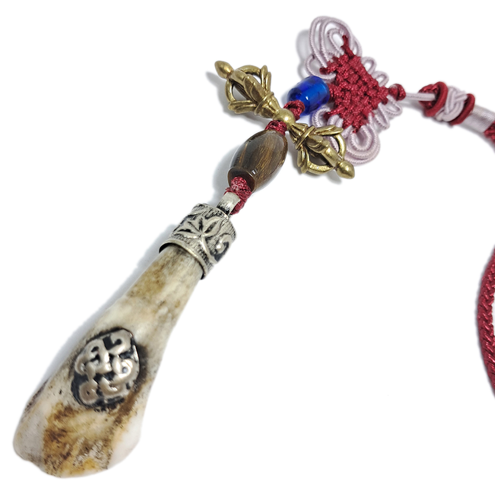 藏密羚羊角&獸牙辟邪掛飾【十方】127716