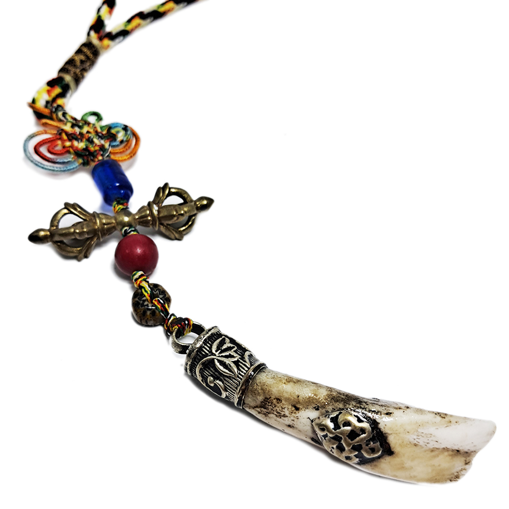 藏密金剛杵&獸牙辟邪掛飾【十方】127718