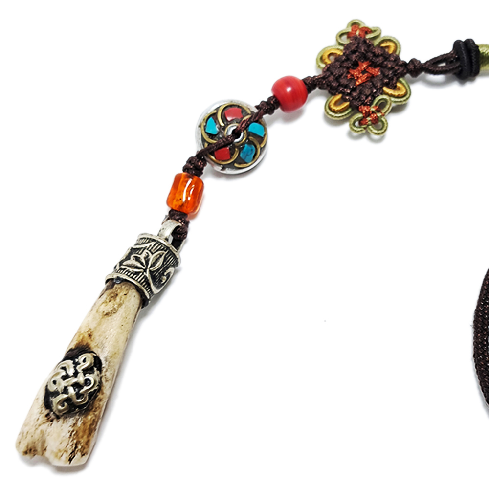 藏密銅珠&獸牙辟邪掛飾【十方】127717