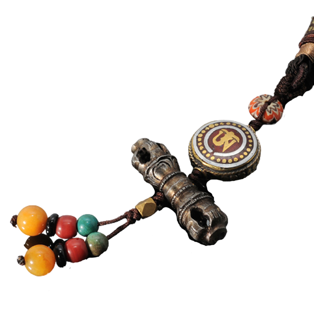 嗡&金剛杵{鐵}掛飾【十方】128258