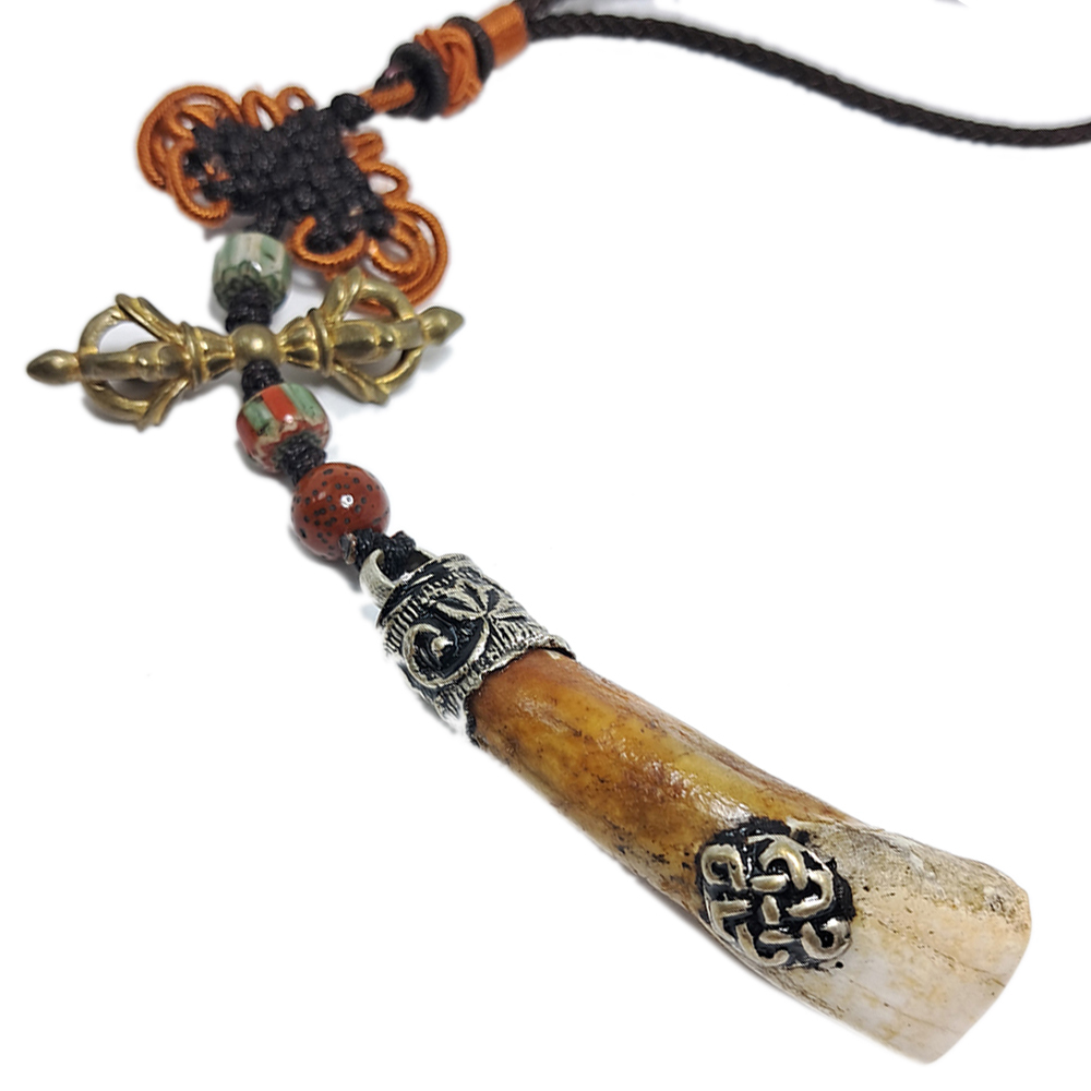 藏密金剛杵&獸牙辟邪掛飾【十方】127711