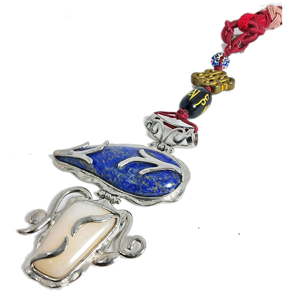 六字大明咒&青金石/粉晶吊飾【十方】128488