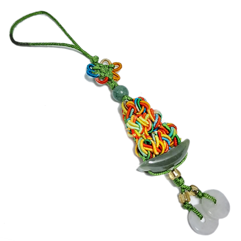 一帆風順玉五色線吊飾【十方】129370