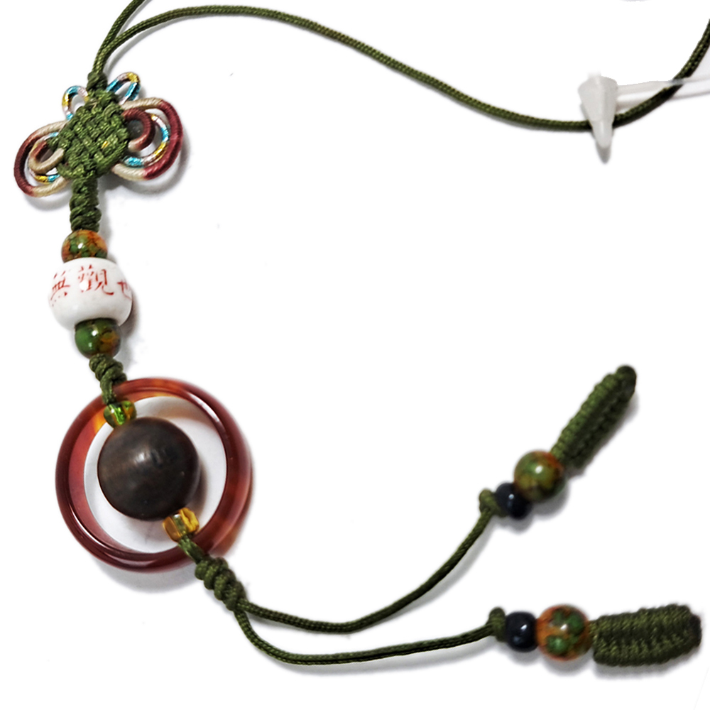 沉木珠&圓滿紅玉髓吊飾【十方】129365