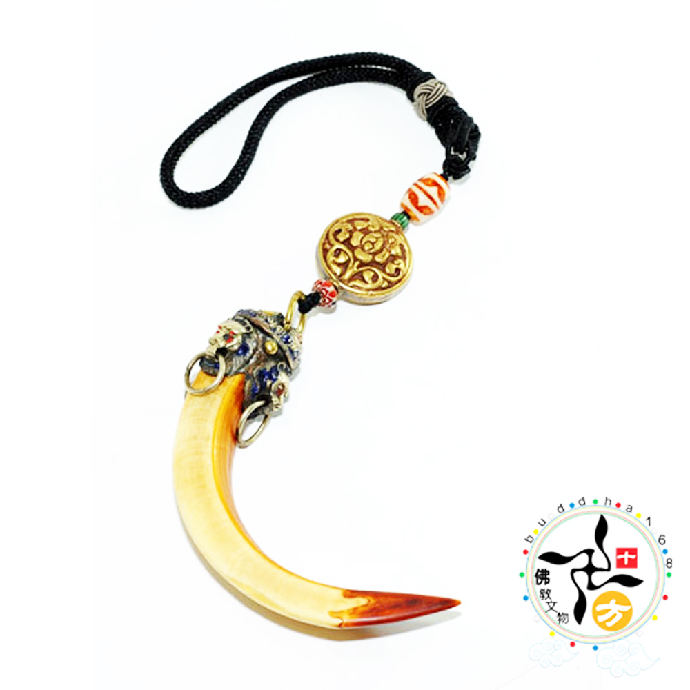 鎮宅避邪{獸牙}吉祥掛飾【十方】129169