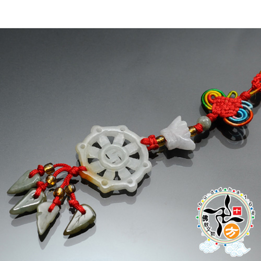 吉祥輪緬甸玉吊飾【十方】129361