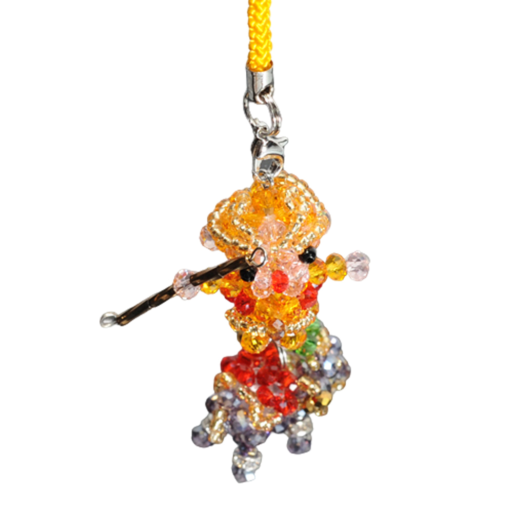 泰猴寶象{水晶}吊飾(紫)【十方】130295