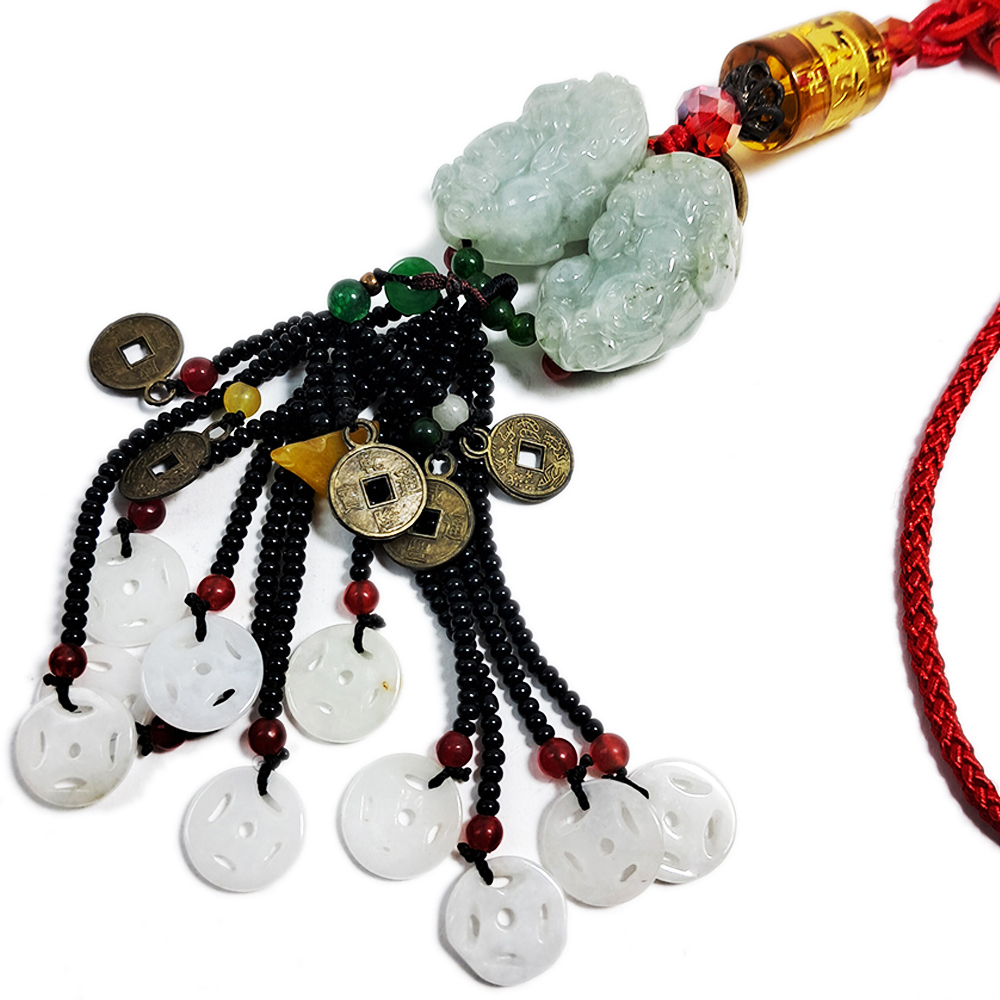 貔貅(玉)招財(古錢)鎮宅財源滾滾掛飾【十方】129762