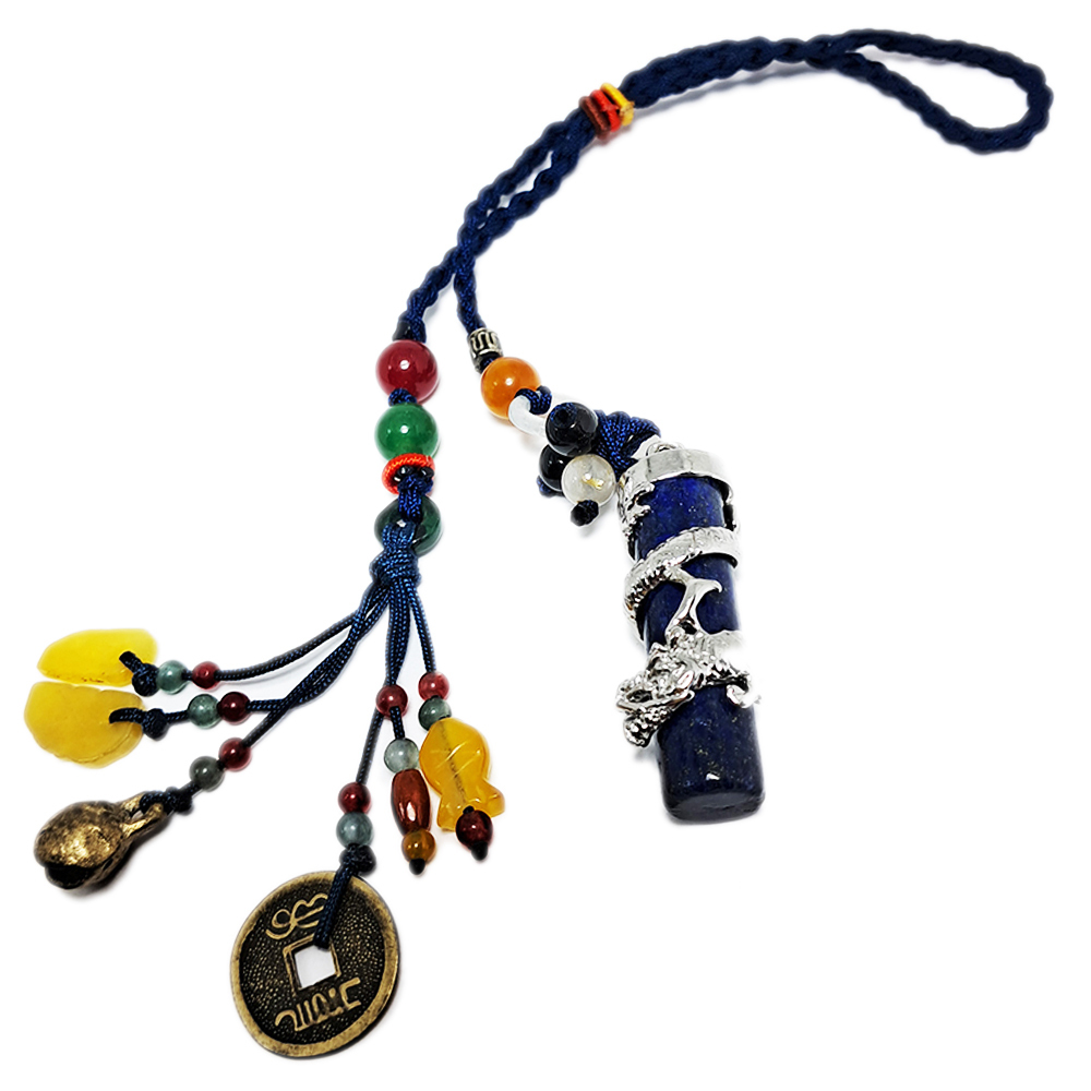 青金石龍柱法寶掛飾【十方】131268