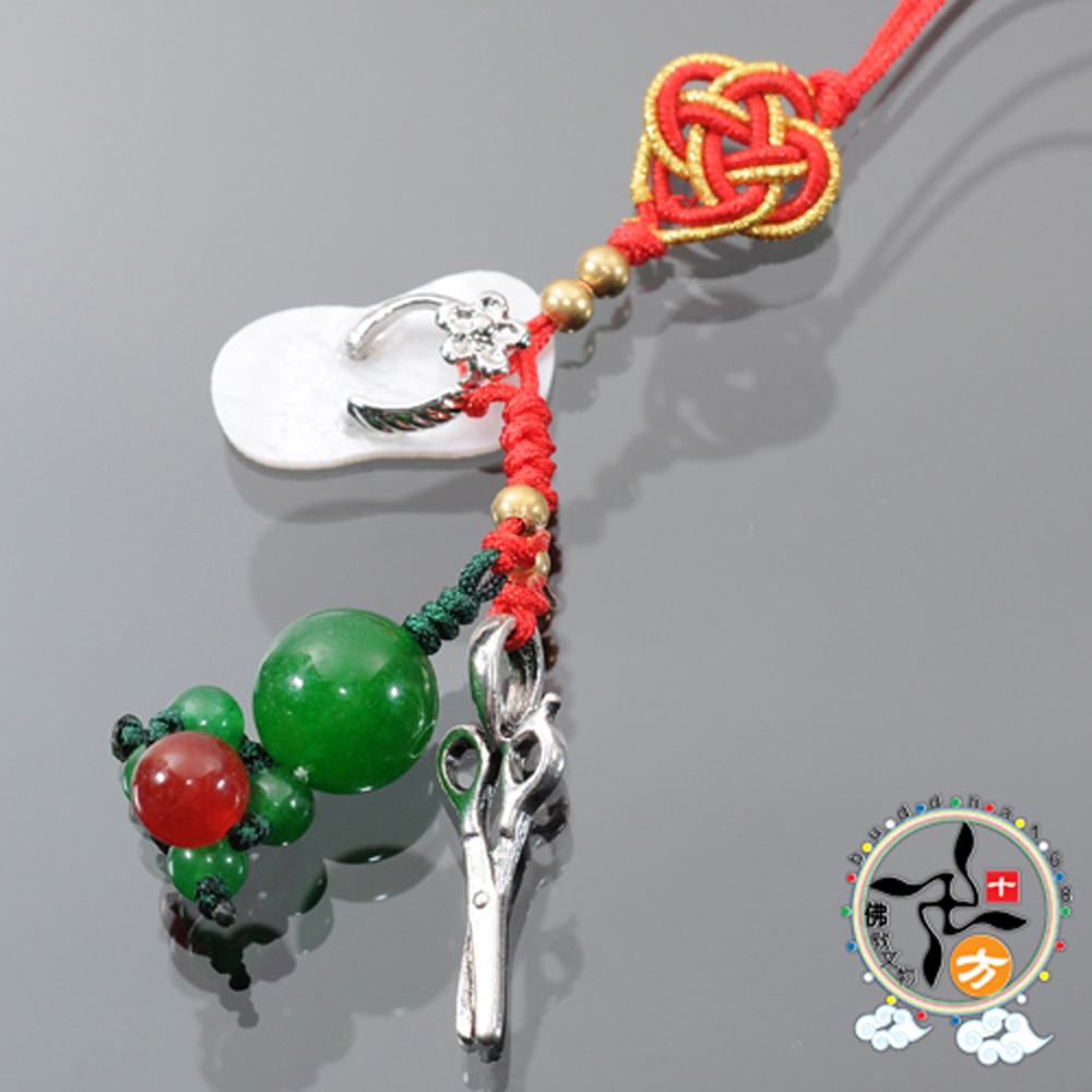 打小人剪厄運掛飾 綠色 祈求 喜悅心性【十方】130981