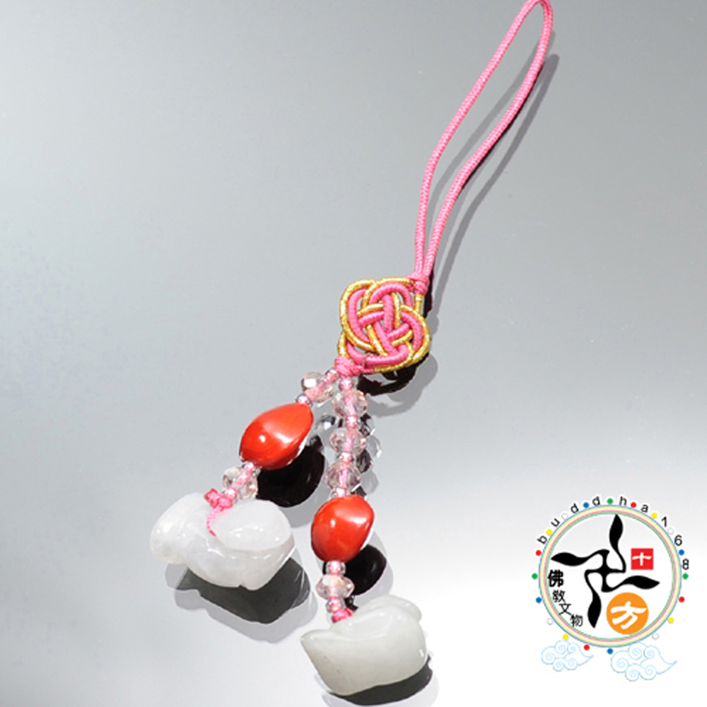 鴛鴦{玉}相思豆掛飾【十方】131867