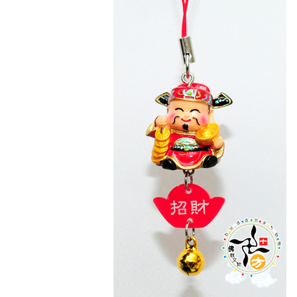 財神爺{招財進寶}Q版掛飾【十方】132197