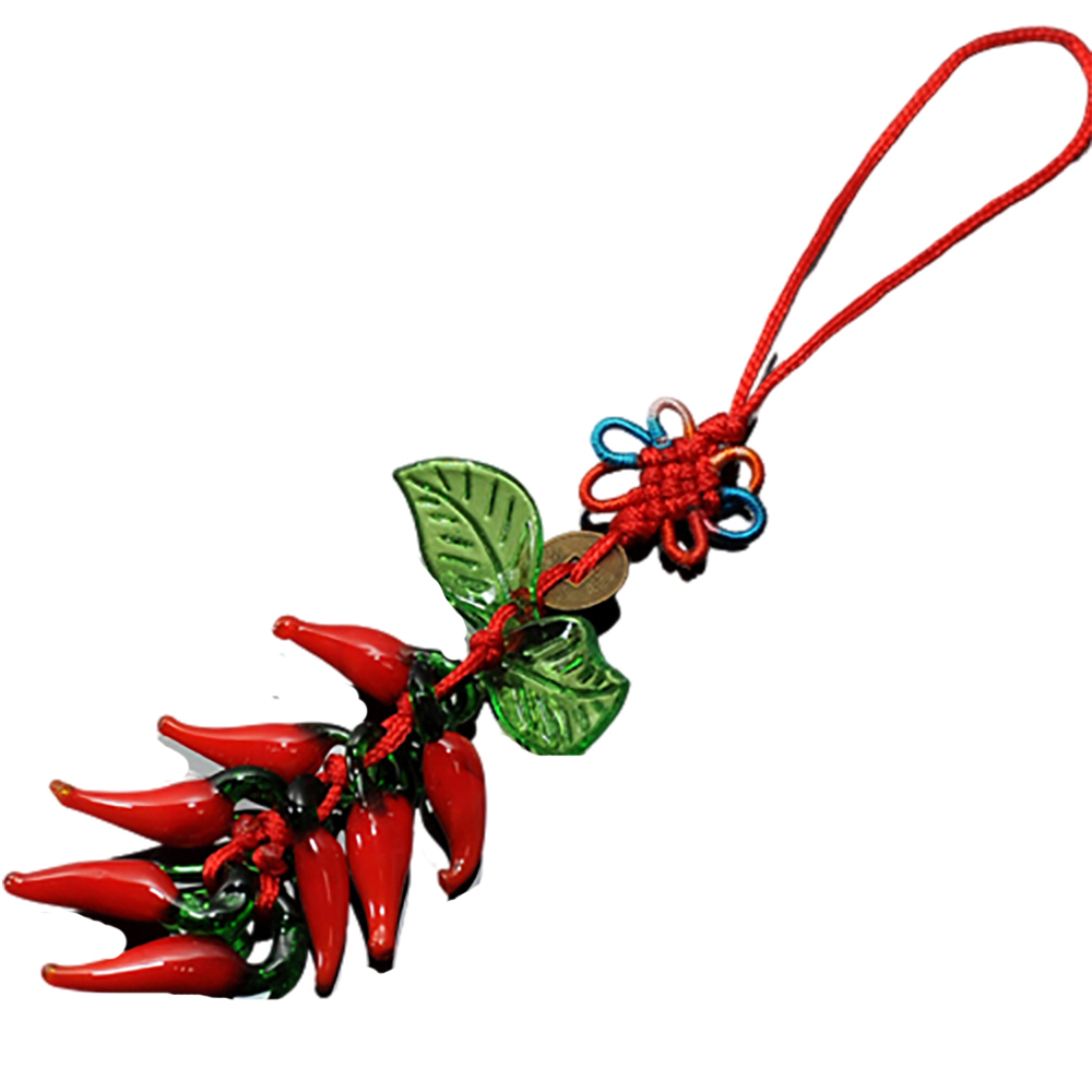 一路長紅(琉璃)掛飾【十方】132365