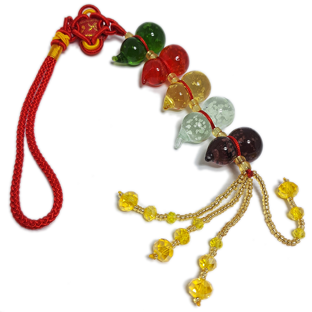 五行葫蘆琉璃法寶掛飾【十方】133014