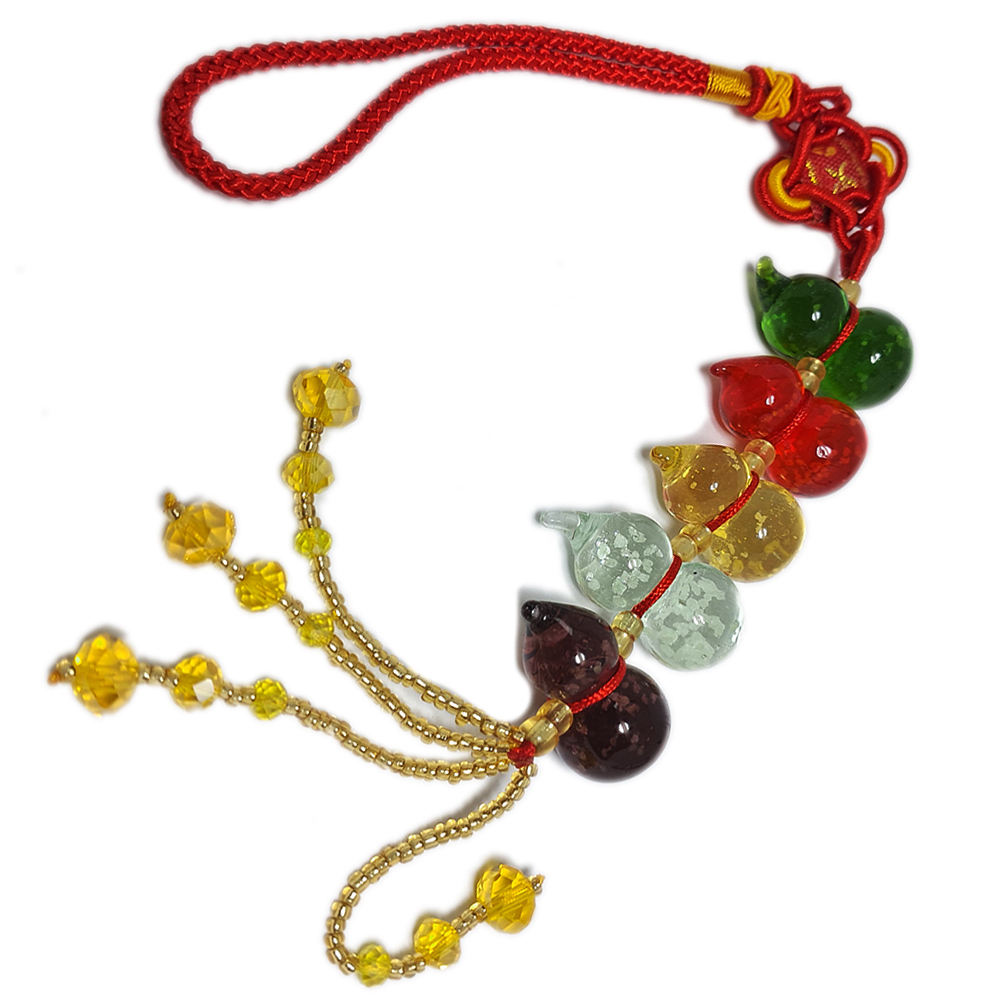 五行葫蘆琉璃法寶掛飾【十方】133014