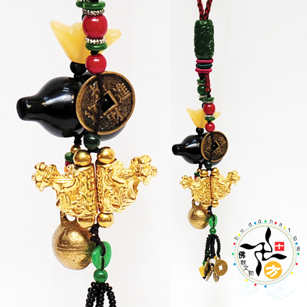 飛天貔貅&葫蘆法寶掛飾【十方】133318