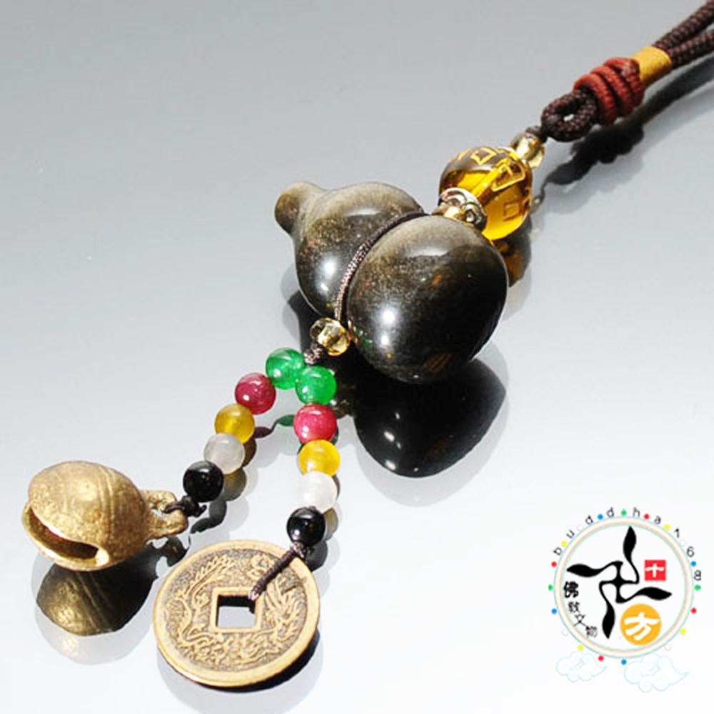 葫蘆(黑曜石)法寶吊飾【十方】133910