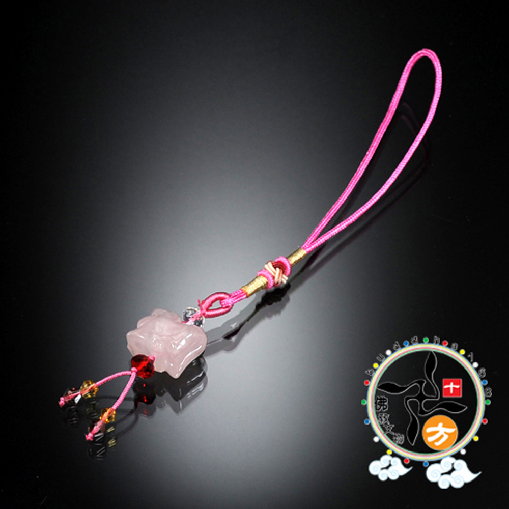 龍{粉晶}吊飾【十方】133836