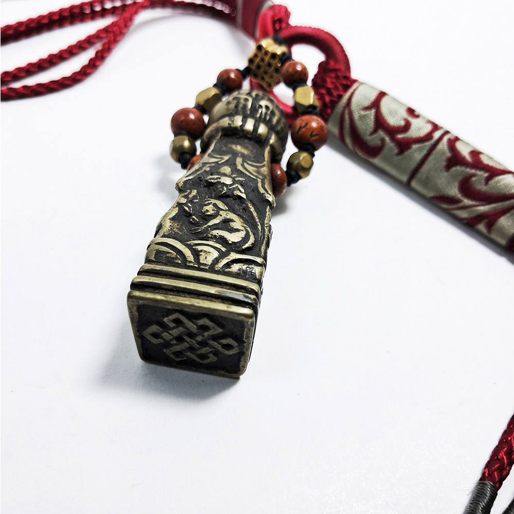 吉祥輪藏密銅印掛飾【十方】133924