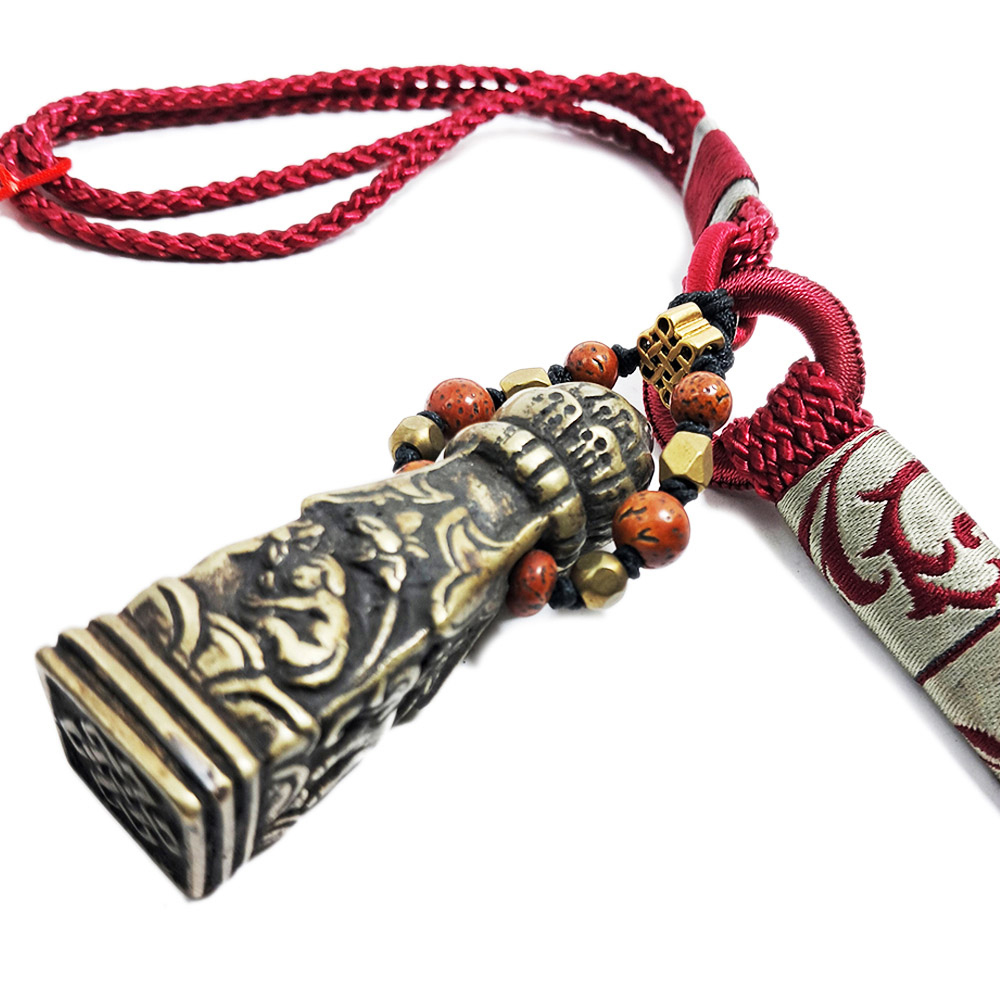 吉祥輪藏密銅印掛飾【十方】133924