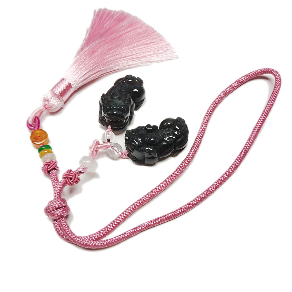 貔貅{彩虹黑曜岩}吉祥掛飾【十方】134079