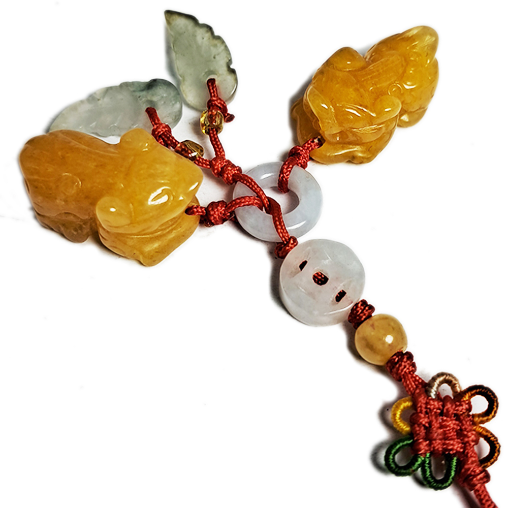 招財黃玉小貔貅旺財掛飾【十方】134111