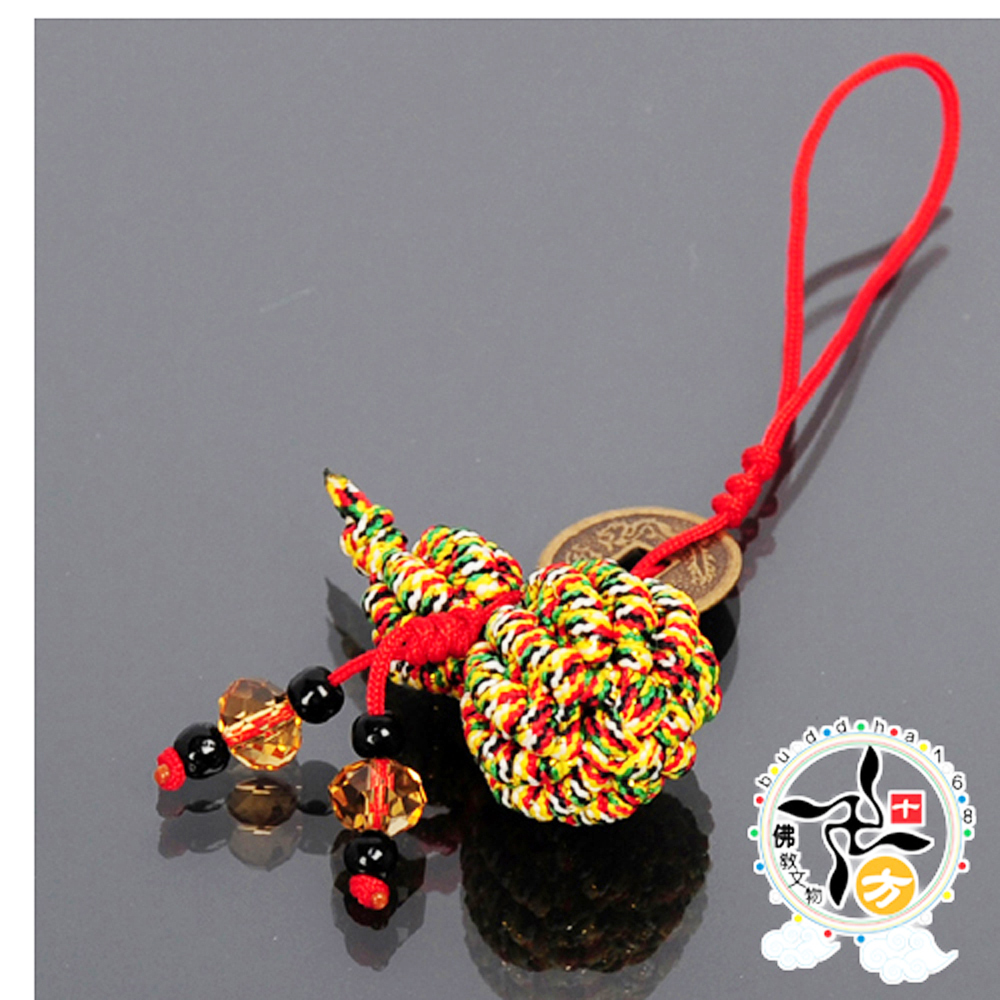 葫蘆(古錢)五色線掛飾【十方】134317