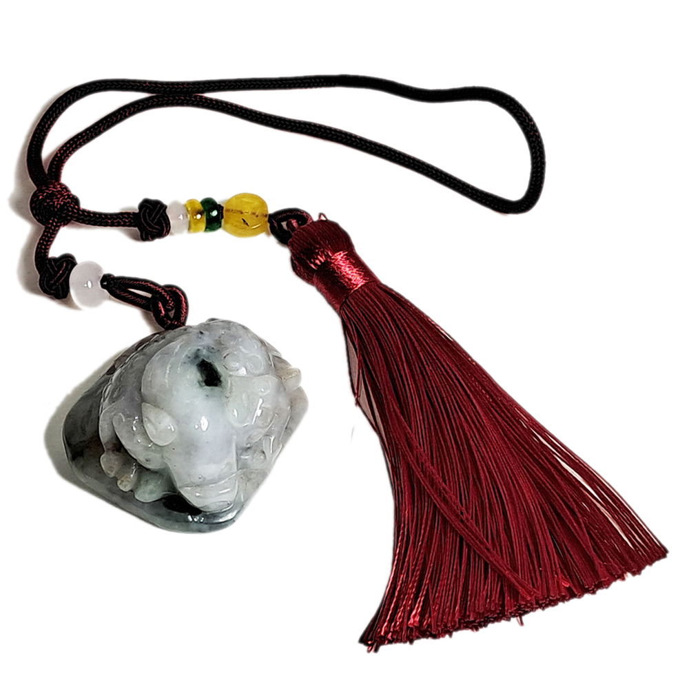 招財貔貅{湖青}玉珮吉祥掛飾【十方】135133