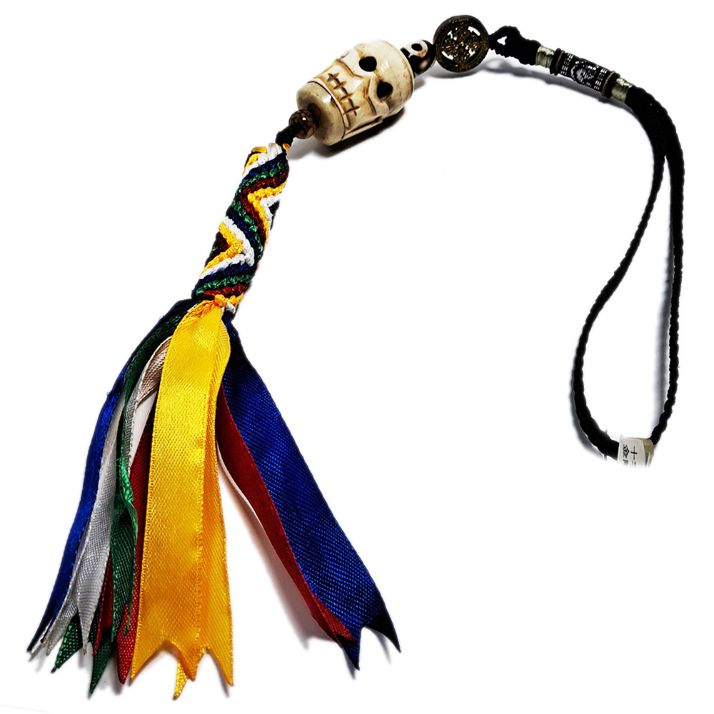 十字杵+骷顱{獸骨}金剛結法寶掛飾【十方】135422