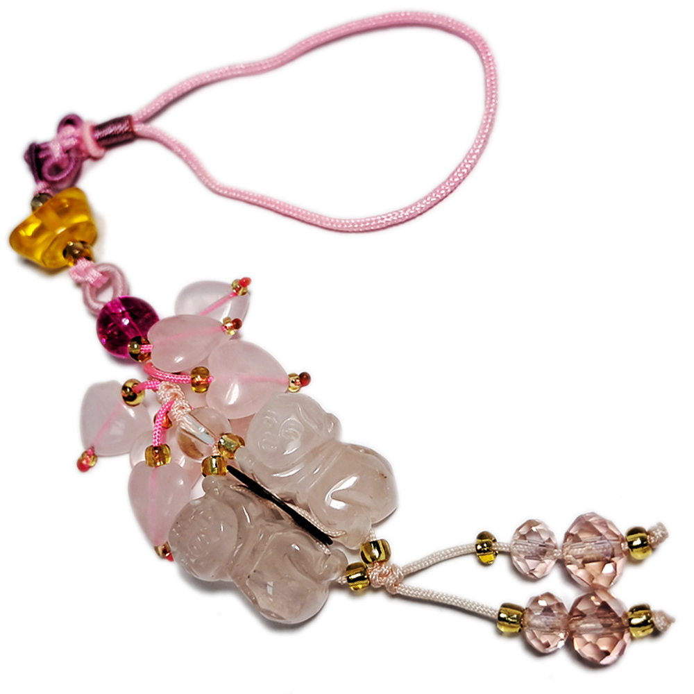 遇貴人 粉晶好人緣掛飾【十方】137087