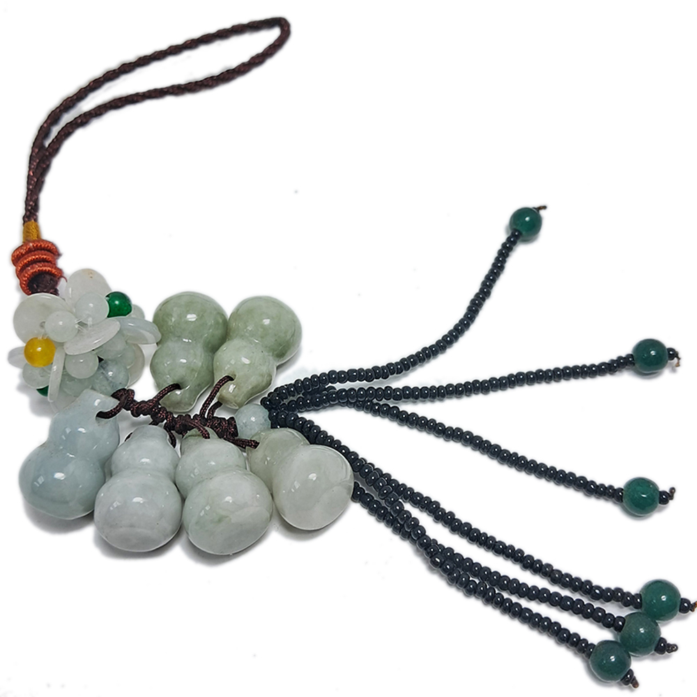 六六大順福氣來翠玉掛飾【十方】137764